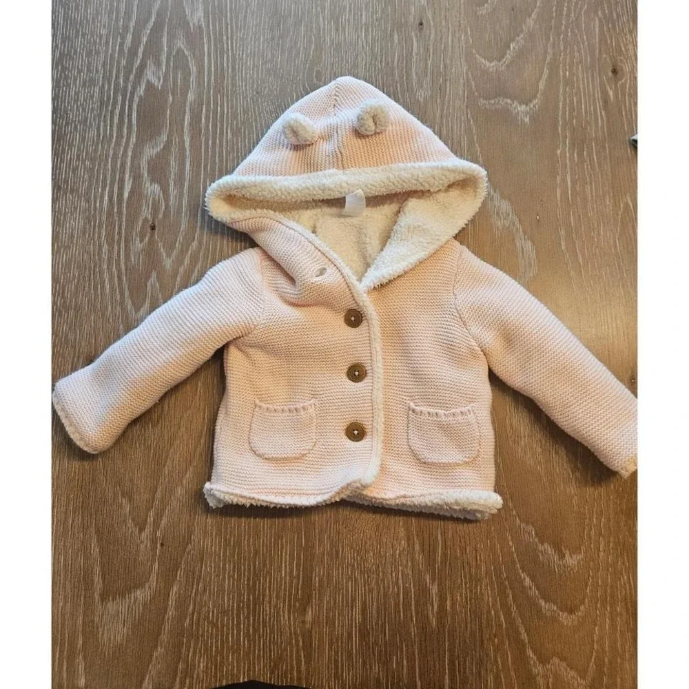 Carter's baby girl fleece‎ jacket 12 mos